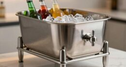 elevated beverage display height