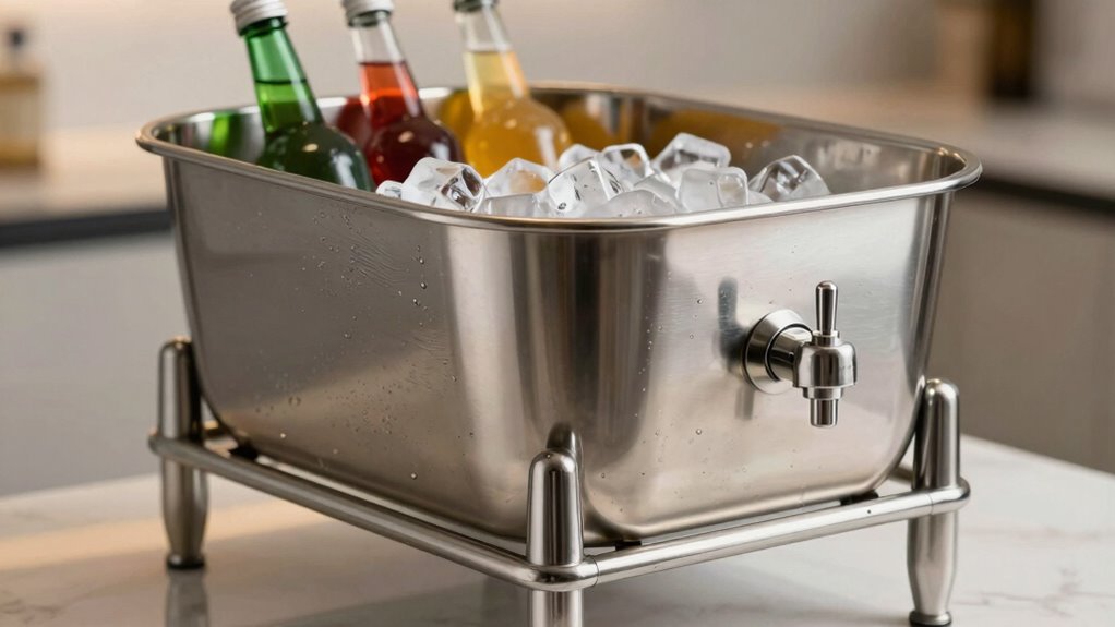 elevated beverage display height