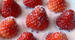 frozen strawberries become tough
