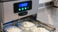 frozen yogurt pre cooling process