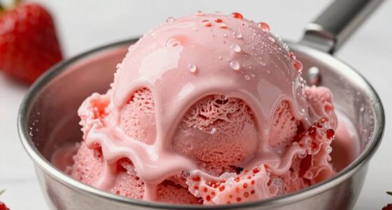 fruit water causes ice cream issues