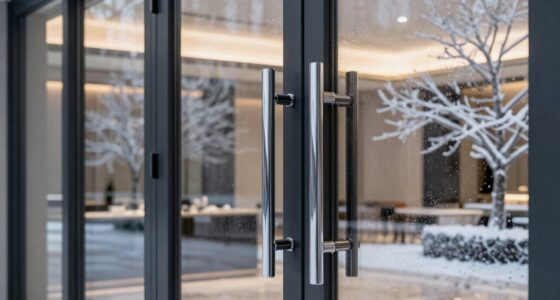 glass doors cause temperature issues