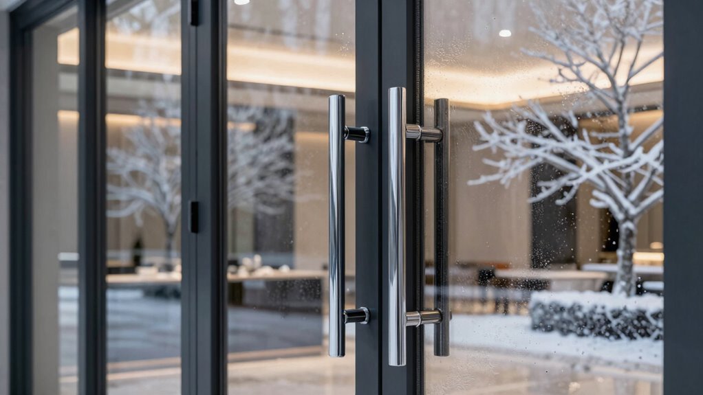 glass doors cause temperature issues