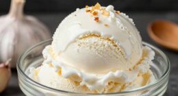 ice cream absorbs garlic odors