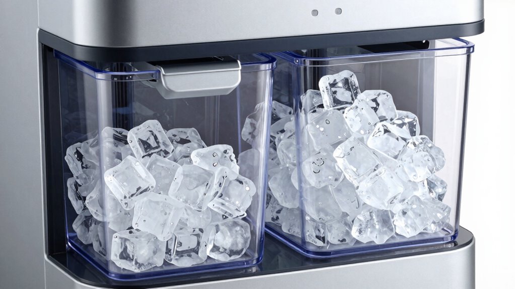 ice maker storage capacity