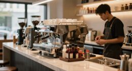 incorrect coffee station placement