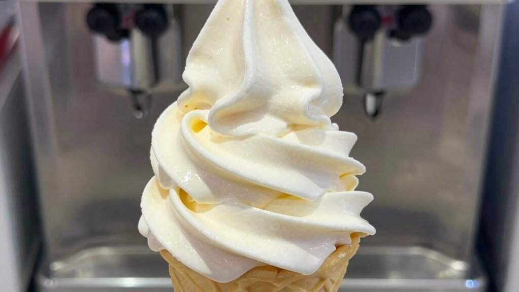 incorrect soft serve texture