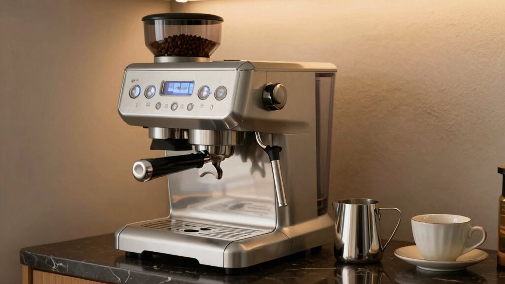integrated grinder coffee machines