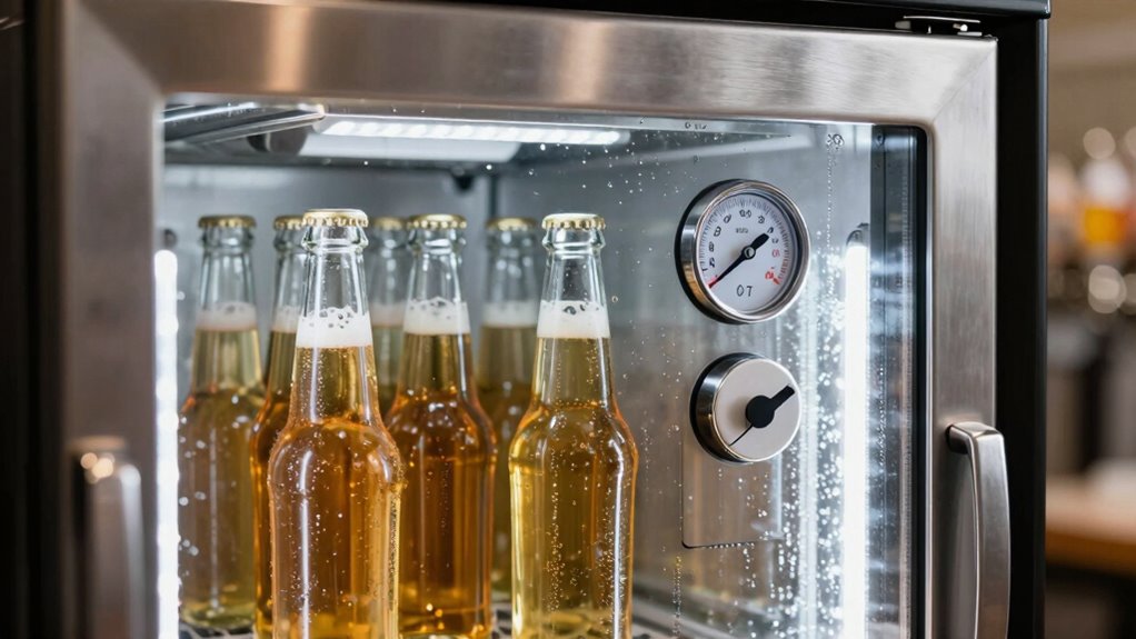 match kegerator temperature pressure