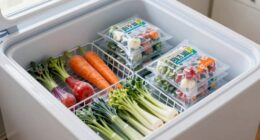 optimized freezer storage layout
