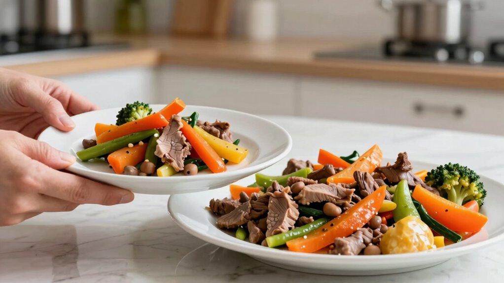 portion size over labels
