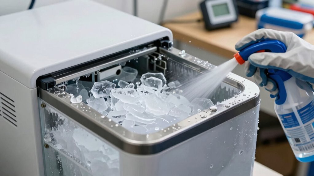 prevent ice crystal clumping