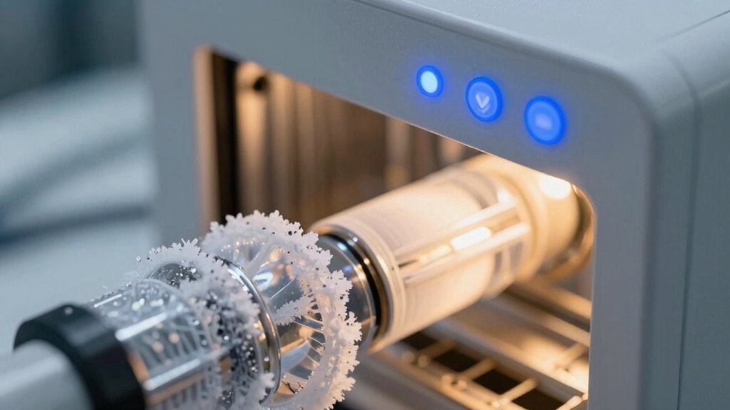 preventing ice buildup in small devices