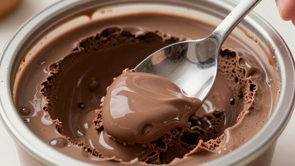 prolonged scooping heats container