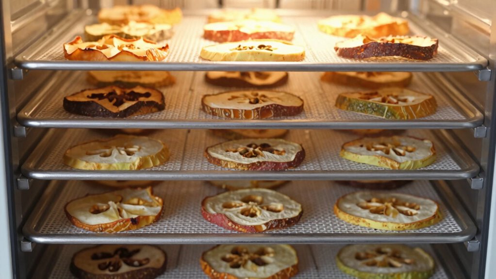 proper tray spacing ensures even dehydration
