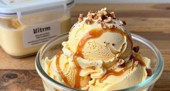 properly storing homemade ice cream