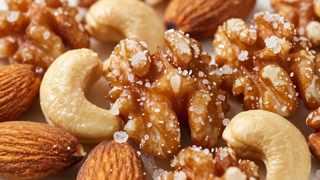 salt enhances nut flavors
