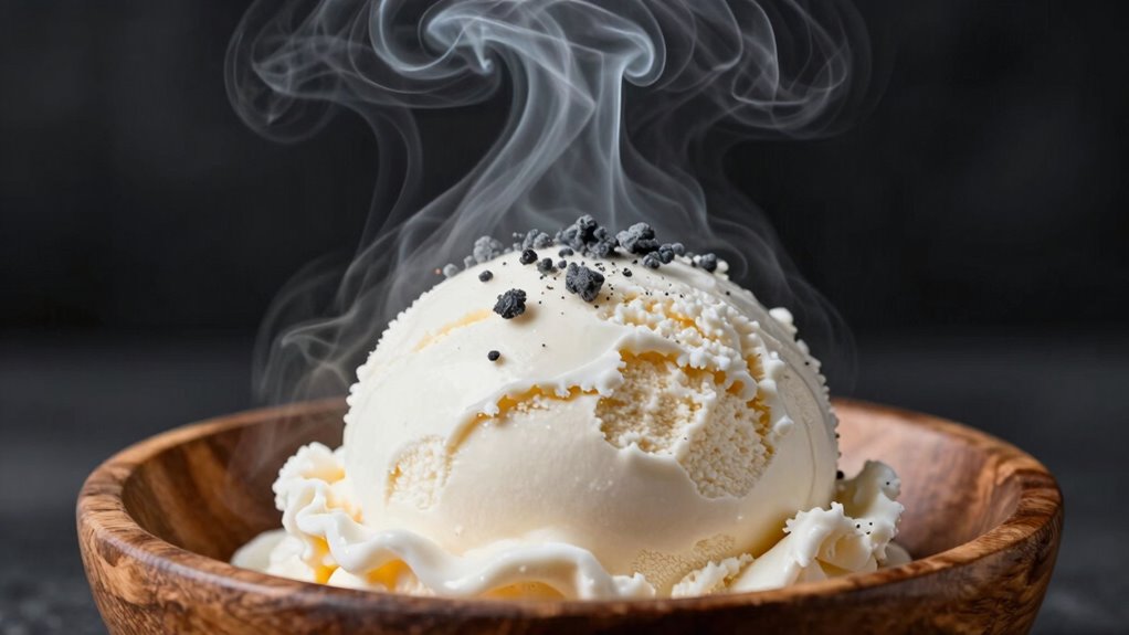 smoky ice cream flavor