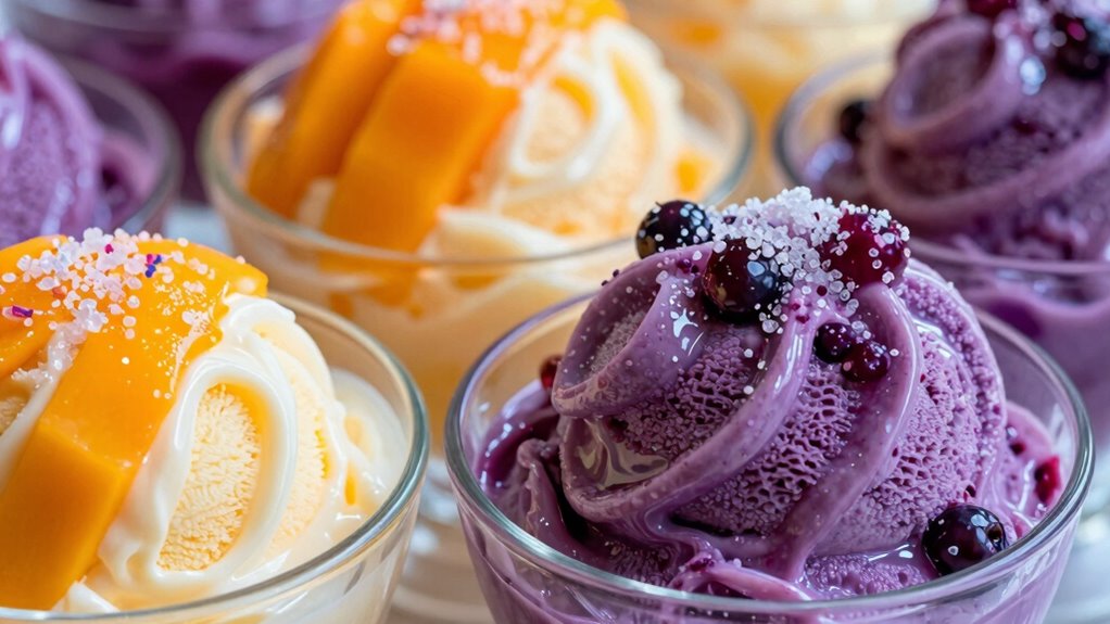 sugar free frozen dessert textures