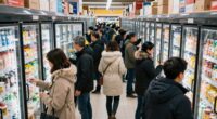 unplanned freezer door traffic