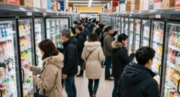 unplanned freezer door traffic