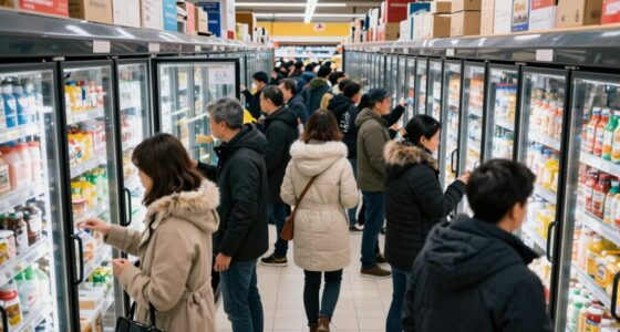 unplanned freezer door traffic