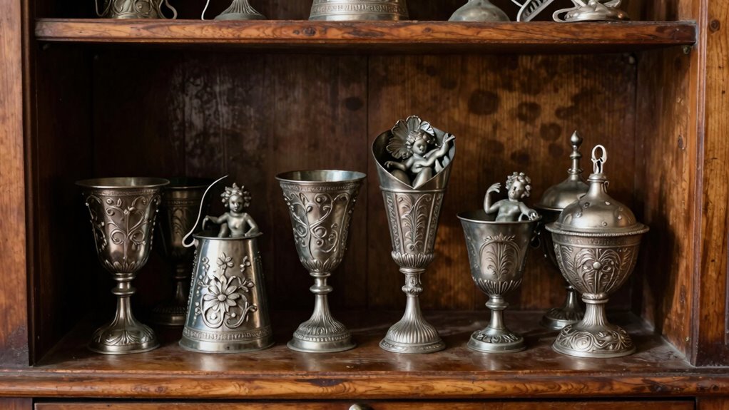 victorian ornate ice cream molds