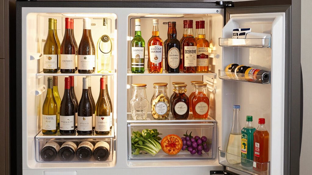 zone specific home bar refrigeration