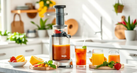 Fresh Summer Juices with Ninja NeverClog Cold Press Juicer