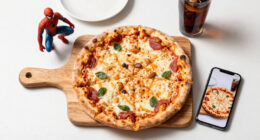 Little Caesars’ New ‘Webbed Pizza’ Comes With Something Special for Spider-Man Fans