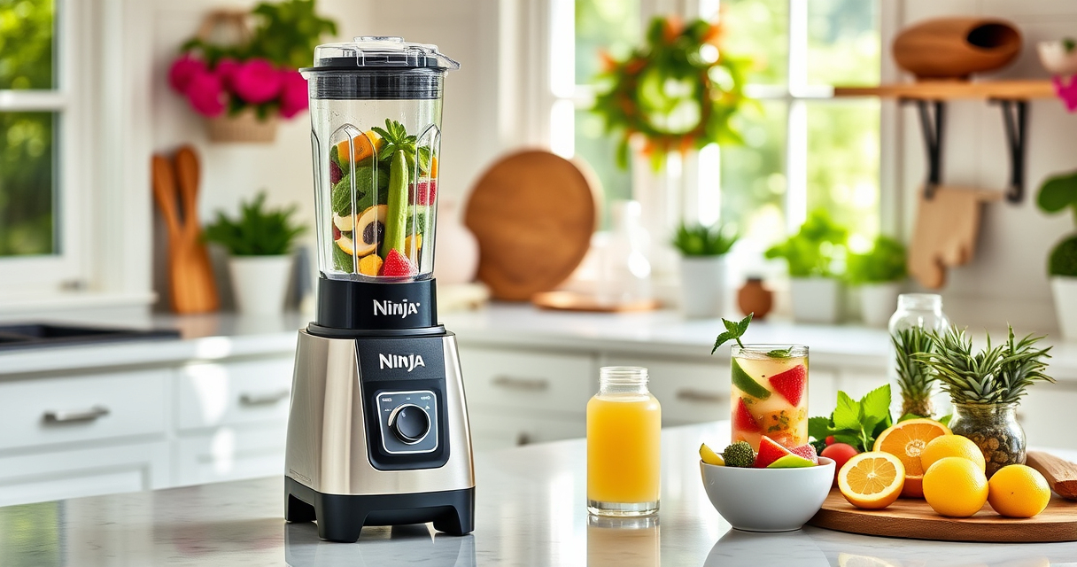 Cool Off with a Refreshing Summer Smoothie Using Ninja BC151EM Blast Portable Blender