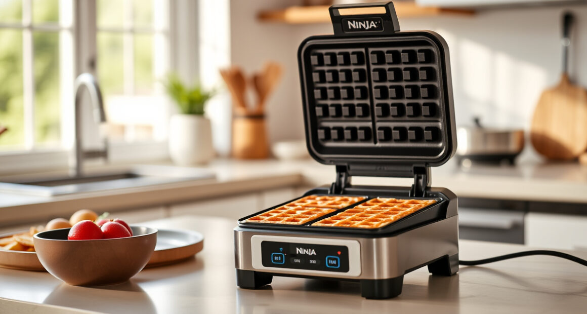 Ninja Belgian Waffle Maker Pro: Perfect Summer Waffles with Ease