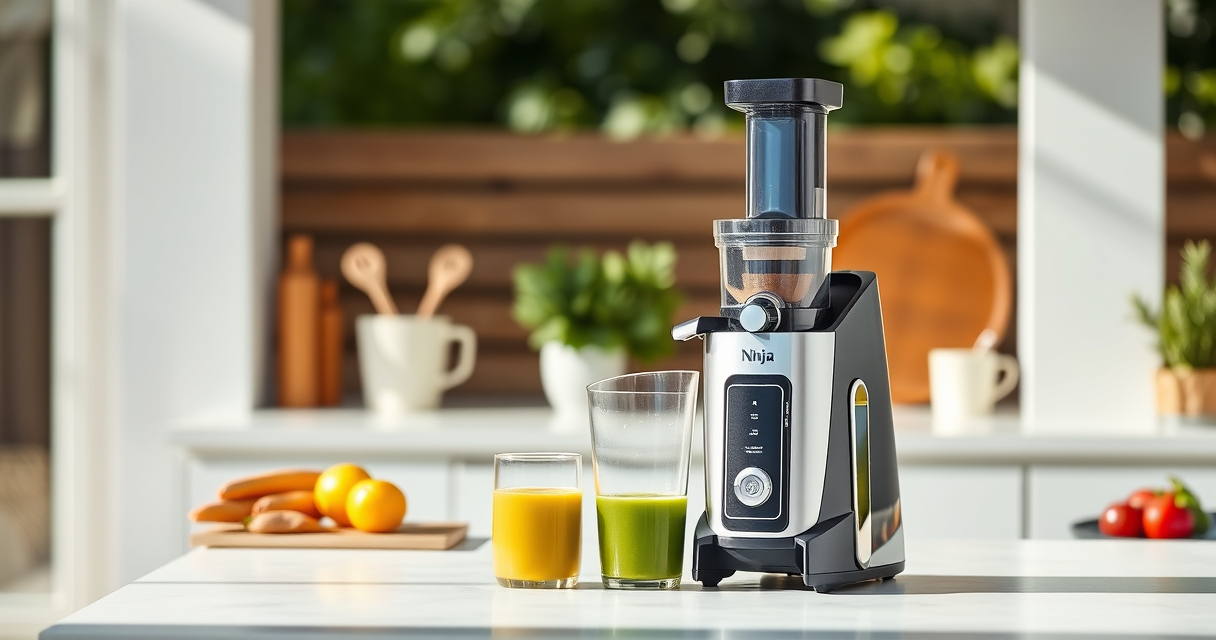 Stay Refreshed This Summer with the Ninja NeverClog Cold Press Juicer