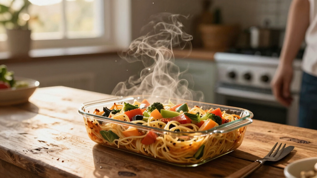 Summer Vegetable Baked Spaghetti