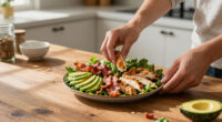 Crispy Chicken Avocado And Bacon Salad