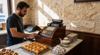 Cash Register At A Restaurant In Turkey