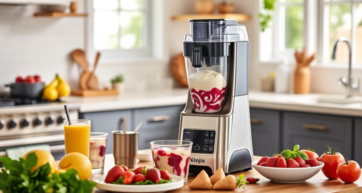 Create Summer Pool Party Treats with Ninja NC701 CREAMi Swirl
