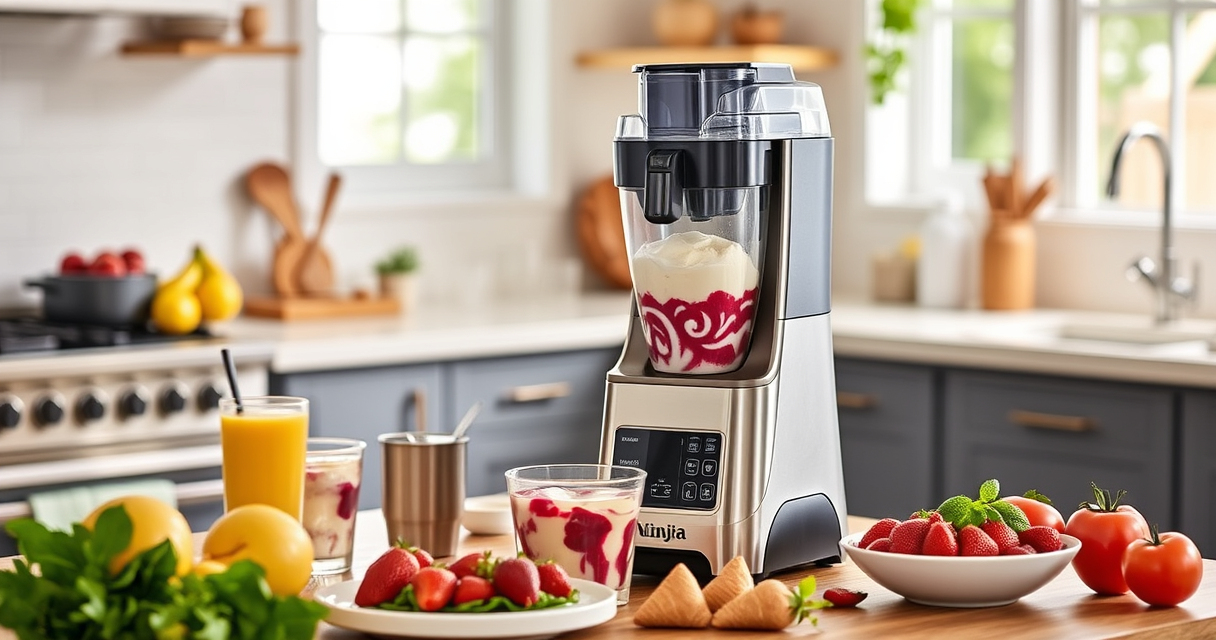 Create Summer Pool Party Treats with Ninja NC701 CREAMi Swirl
