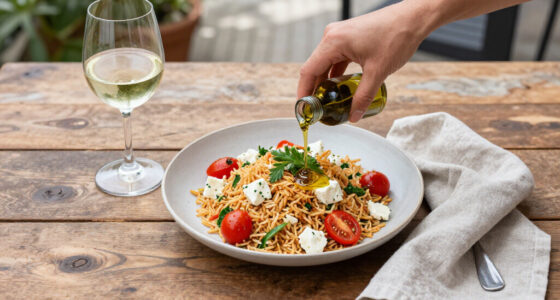 Crispy Rice Salad With Feta
