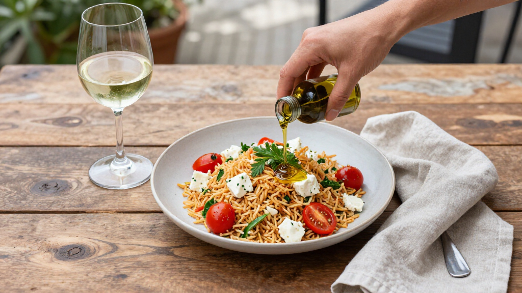 Crispy Rice Salad With Feta