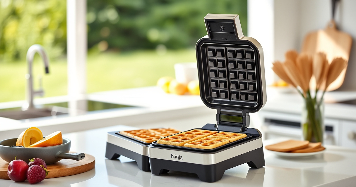 Enjoy Perfect Summer Belgian Waffles with Ninja Waffle Maker Pro