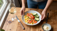 Fusilloni Con Gamberi Rossi E Zucchine