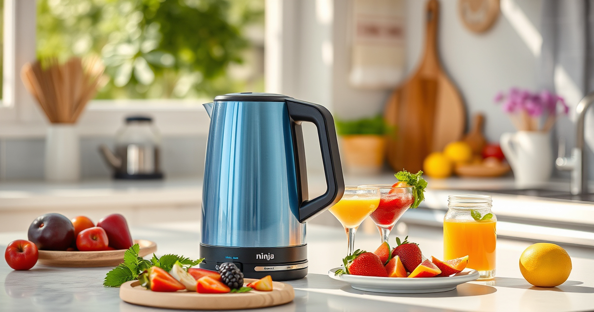 Host Summer Pool Parties Effortlessly with Ninja KT200BL Electric Kettle