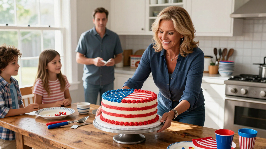 Martha Stewart Serves Huge American Flag Cake with 250 Pieces for Founding Father-Themed Party