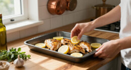 Sheet Pan Tuscan Lemon Chicken