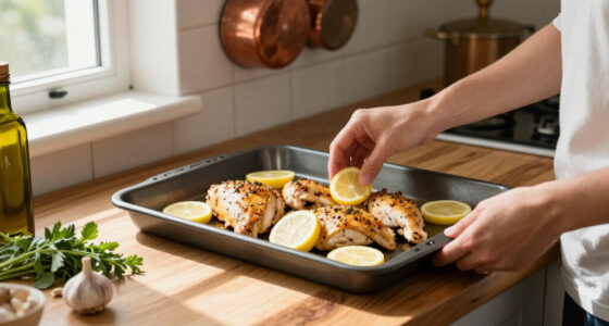 Sheet Pan Tuscan Lemon Chicken