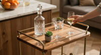 The “Beautiful” Bar Cart That Triples My Space Is $139 And Looks Like It Came From Anthropologie