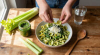 Trofie Al Pesto Di Sedano