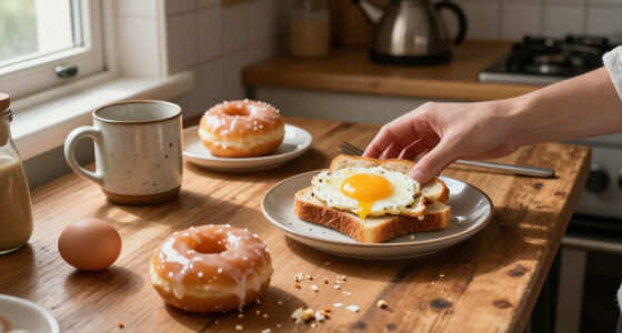 Donuts And Homemade Egg Sandwiches Too
